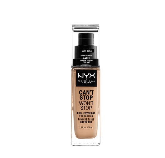 NYX Professional Makeup Cant Stop Wont Stop Fond de ten acoperitor de lungă durată Soft Beige
