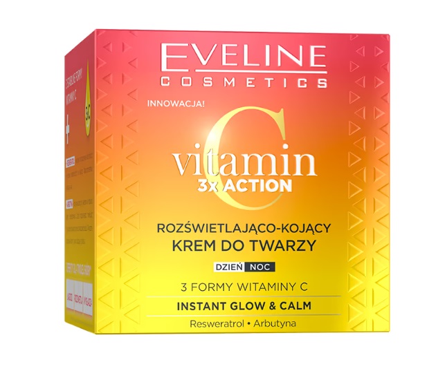Eveline Vitamin 3x Action Cremă de față iluminatoare și calmantă 50ml