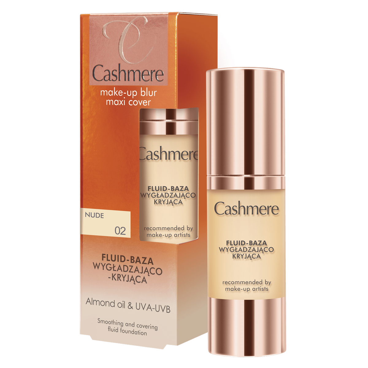 Baza fluidă Cashmere Fluid-Base Smoothing and Covering 02 Nude