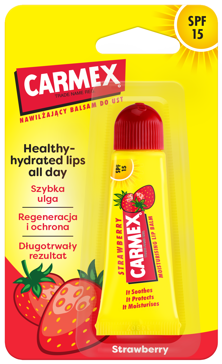 CARMEX Balsam de buze hidratant Classic Strawberry