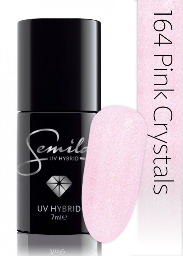 Semilac Hybrid Varnish 164 Pink Crystals