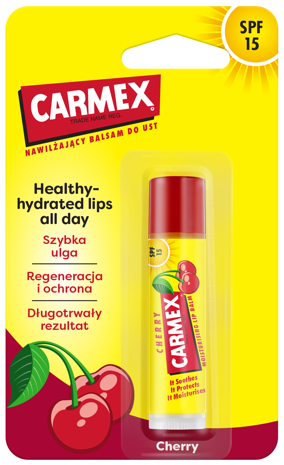 CARMEX Balsam de buze hidratant Classic în Stick Cherry