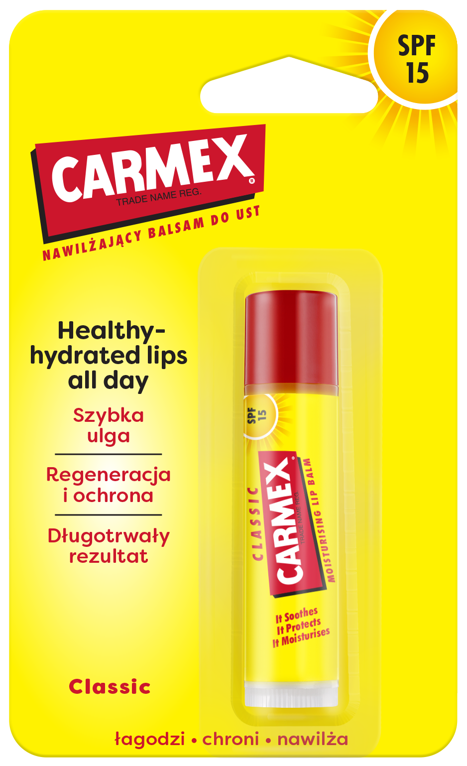 CARMEX Balsam de buze hidratant Classic în stick