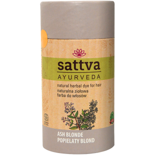 Sattva Natural Henna - Vopsea de păr pe bază de plante - Ash Blonde 150g