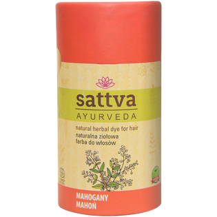 Sattva Natural Henna - Vopsea de păr pe bază de plante Mahogany 150g
