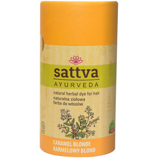 Sattva Natural Henna - Vopsea de păr pe bază de plante Caramel Blonde 150g