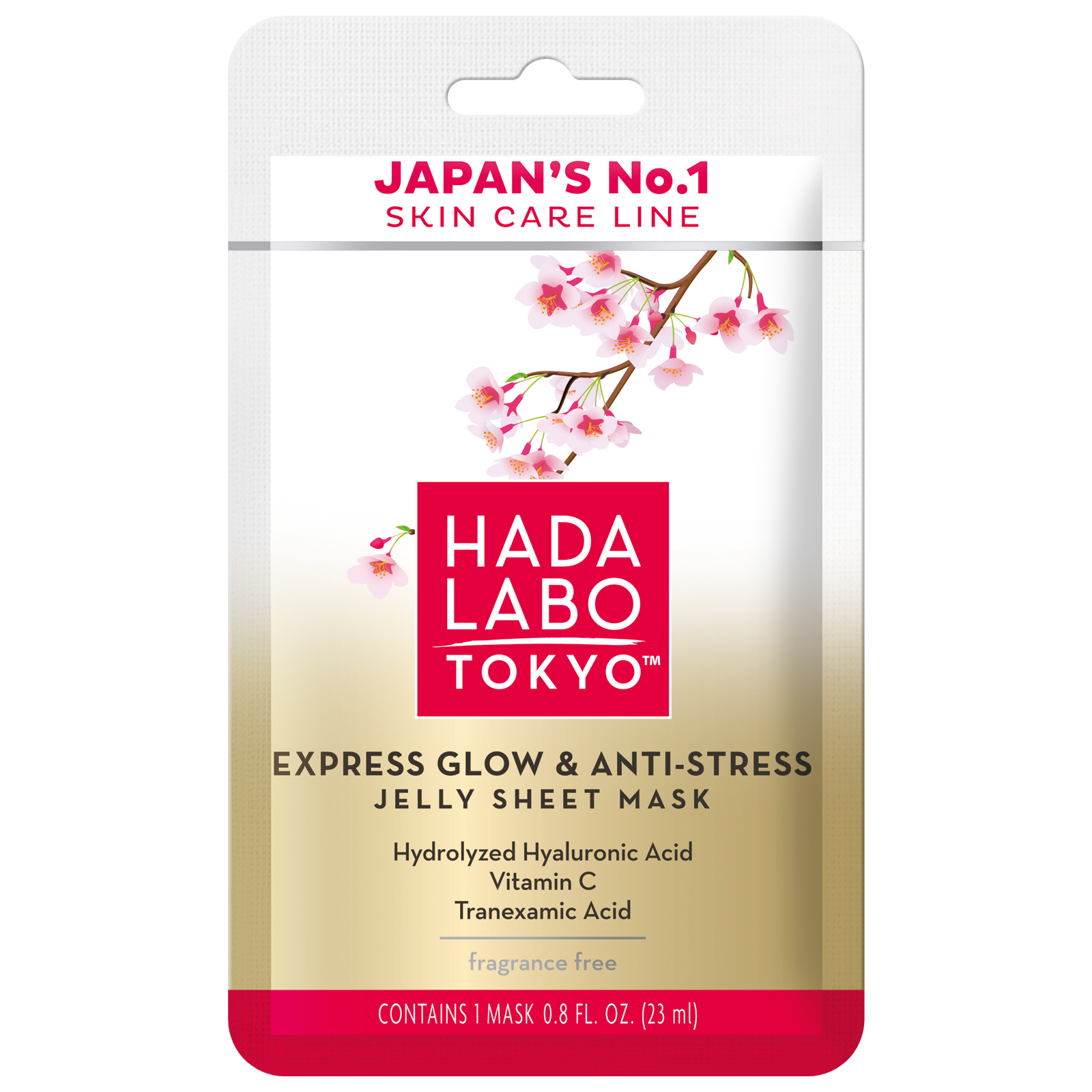 Hada Labo Tokyo Premium Banquet Express Glow & Anti-Stress Mask