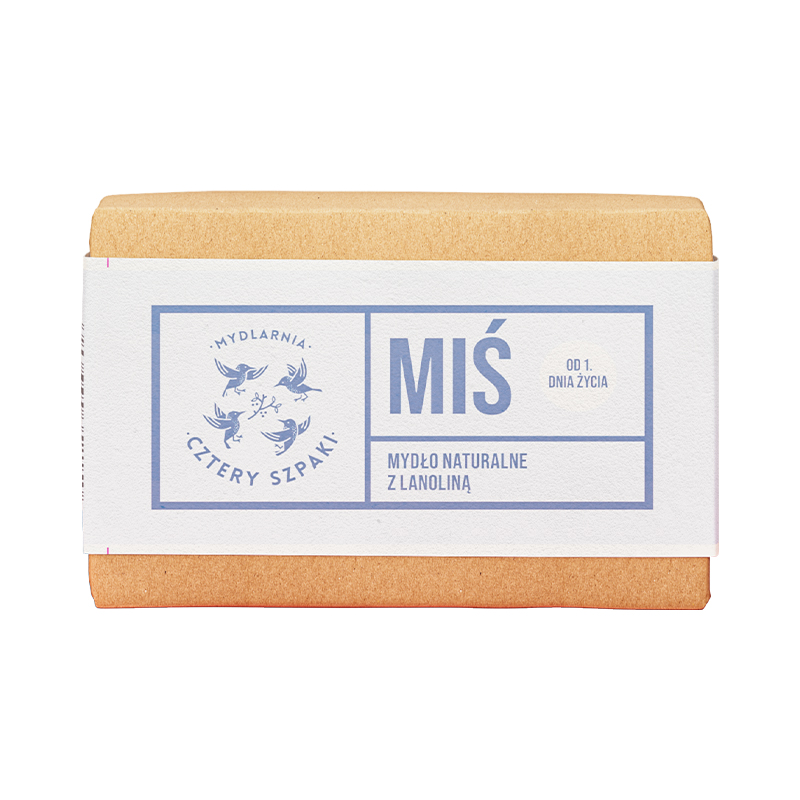 Săpun delicat cu lanolină de la Four Pins Soap House - Ursuleț de pluș