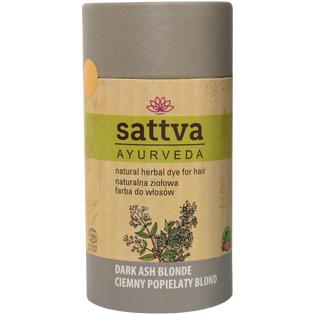 Sattva Natural Henna - Vopsea de păr pe bază de plante - Blond cenușiu închis 150g