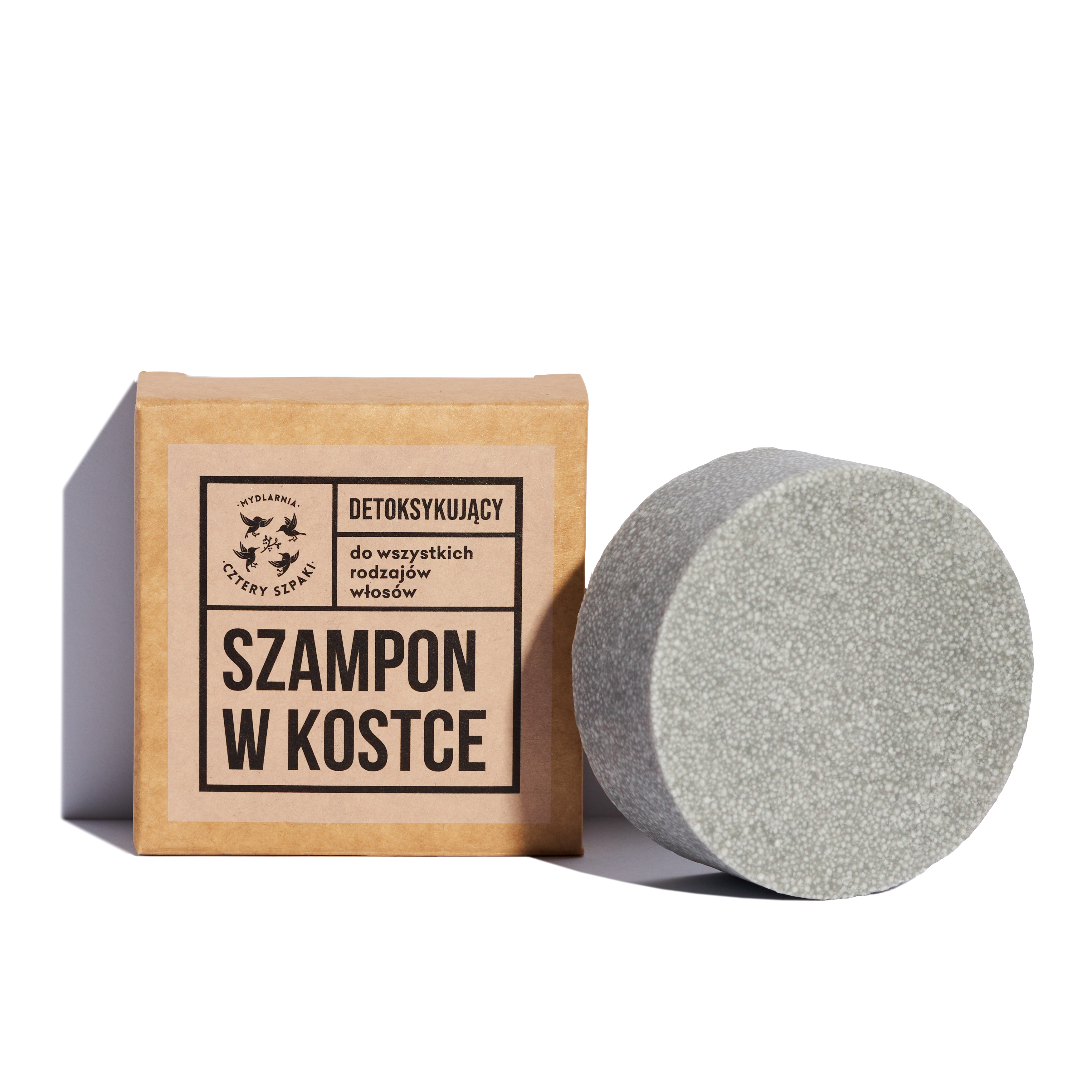 Mydlarnia Cztery Szpaki Șampon detoxifiant în baton 75g