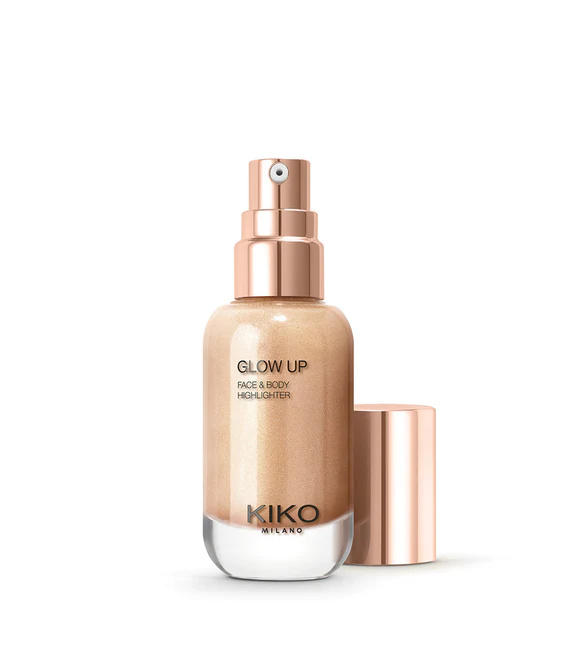 KIKO Milano Glow Up Evidențiazător lichid pentru față și corp 01