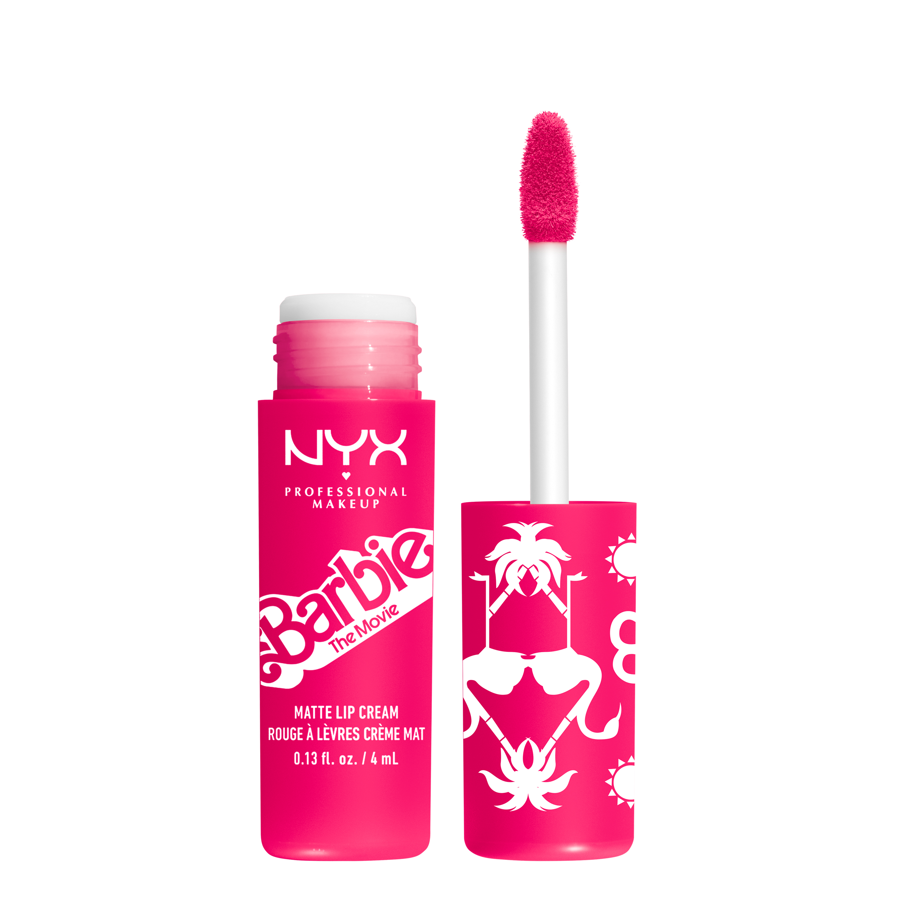 NYX Professional Makeup x Barbie Smooth Whip Lip Cream Matte Lipstick 01 Dreamhouse Pink