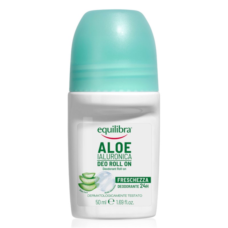 Equilibra Aloe Vera Antiperspirant Roll-on cu acid hialuronic 50ml