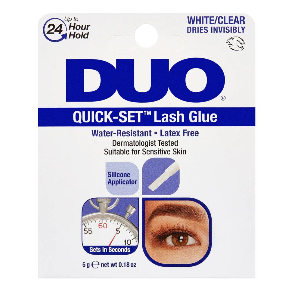 ARDELL Lipici pentru gene în tub Duo Quick-Set White/Clear 7g