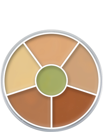 Kryolan Concealer Circle Paletă de 6 corectoare No. 5