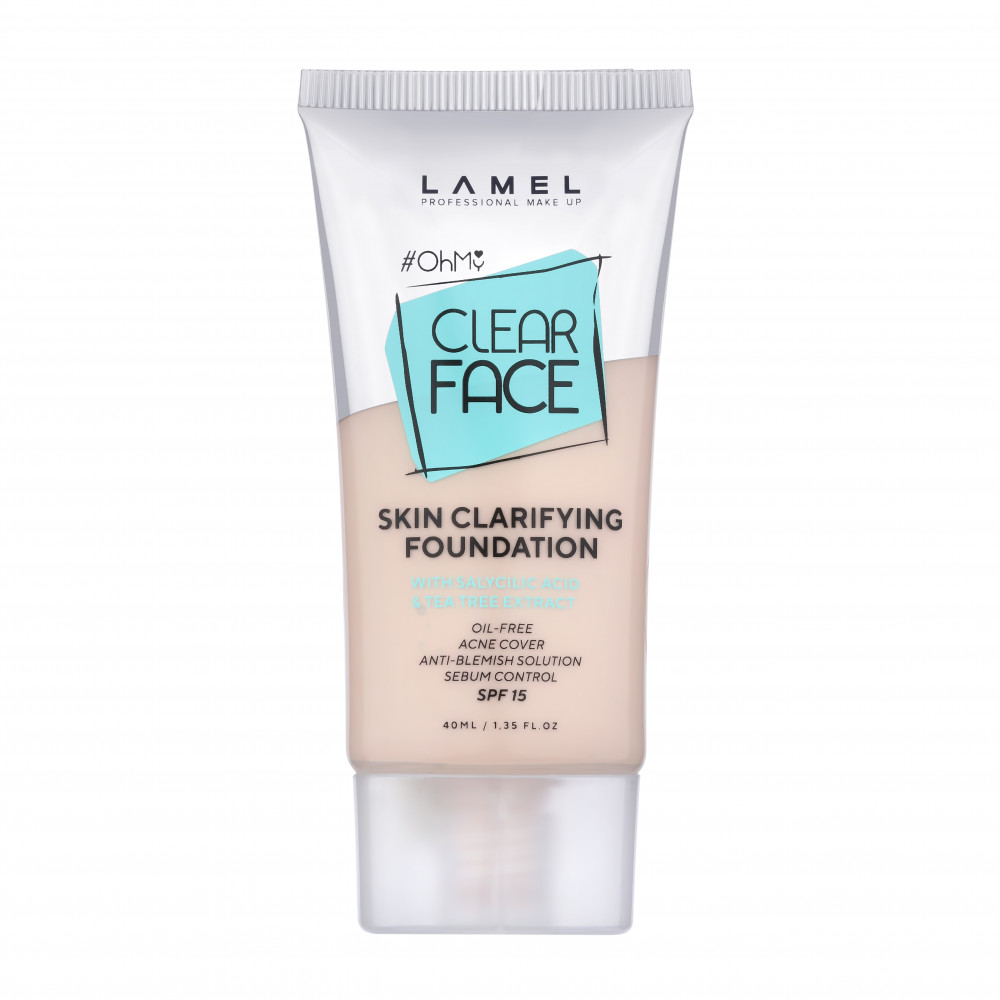 Lamel OhMy Clear Face Foundation 402 SPF15+ 40ml