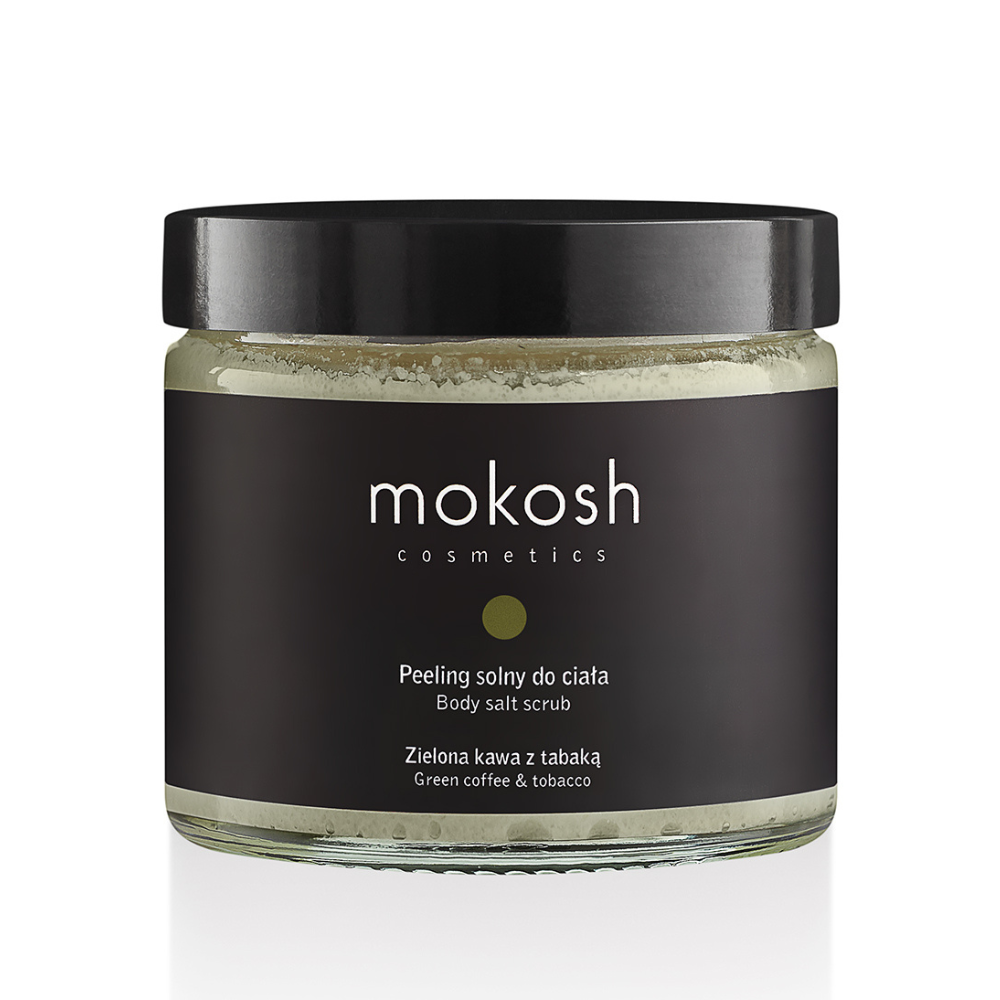 Mokosh Salt Scrub Green Coffee cu Snuff 300g
