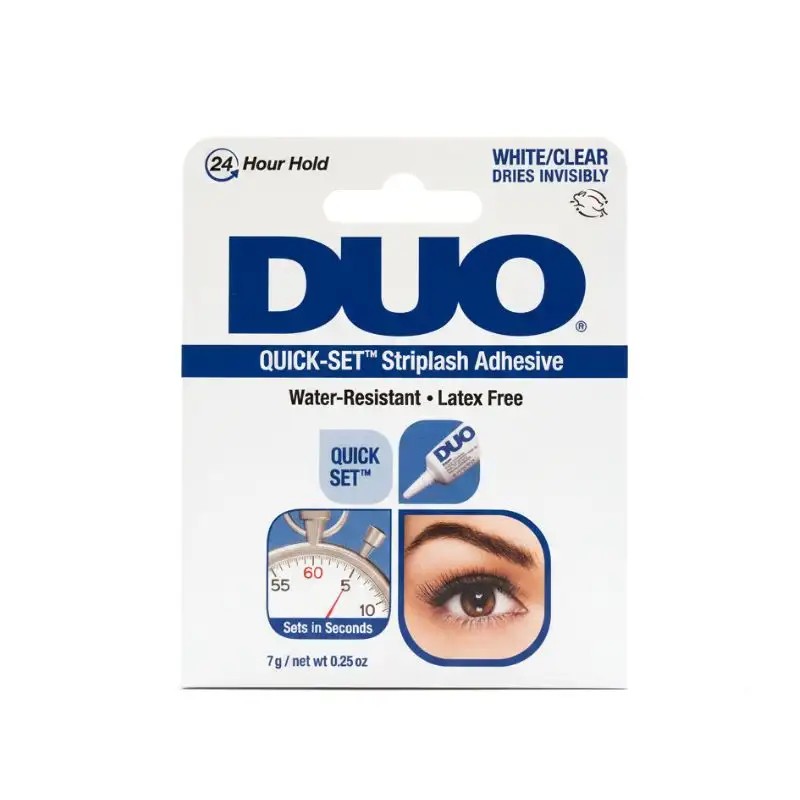 ARDELL Lipici pentru gene în tub Duo Quick-Set White/Clear 7g