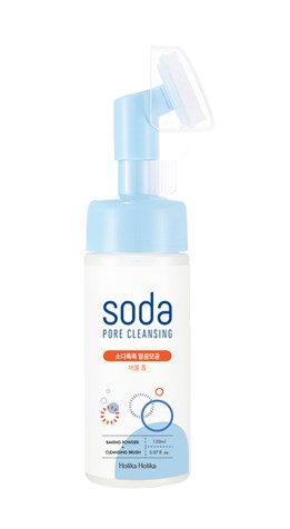 Holika Holika Soda Soda Pore Tok Tok Spumă de curățare cu bule pentru față cu perie 150ml