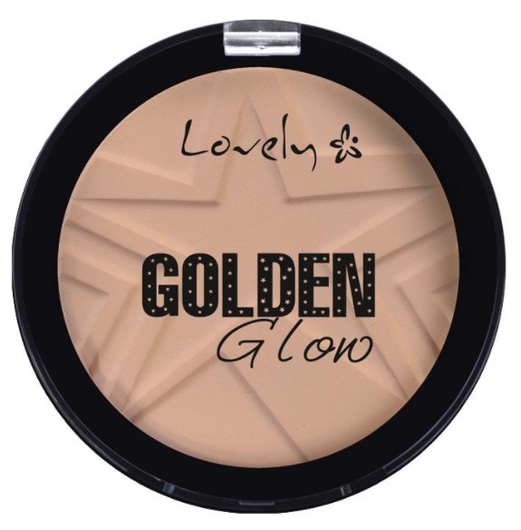 Lovely Golden Glow Mattifying Face Powder 3