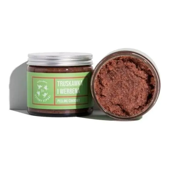 Mydlarnia Cztery Szpaki Peeling de căpșuni și verbină 250ml