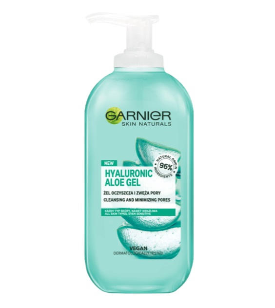 Garnier Hyaluronic Aloe Gel de curățare facială 200ml