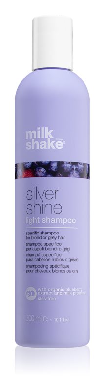 Șamponul Milk Shake Silver Shine Șampon neutralizant nuanțe de galben deschis 300ml