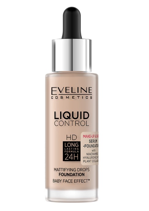 Eveline Liquid Control Foundation 003 Ivory Beige