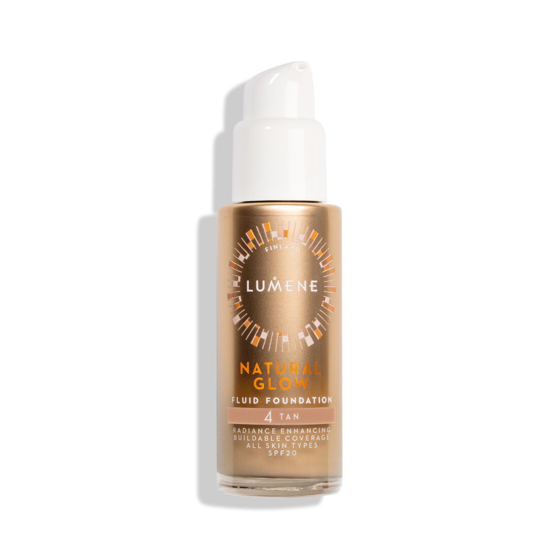 LUMENE Natural Glow Podkład Rozświetlający SPF 20 4 Tan 30ml