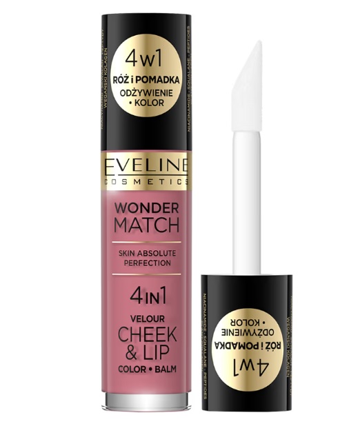 Eveline Wonder Match Fard de obraz lichid Velour Cheek&amp;Lip 04