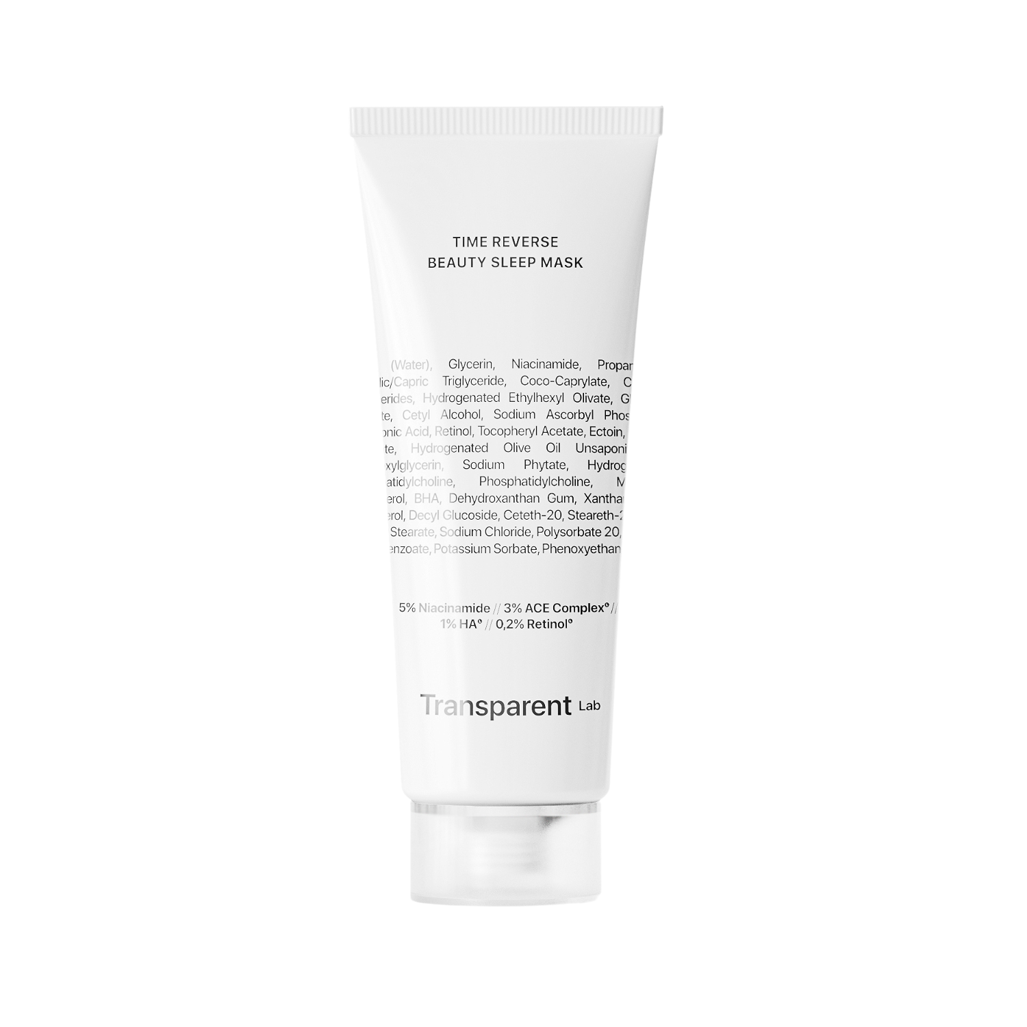 Mască de somn transparentă Lab Time Reverse Beauty Sleep Mask 75ml