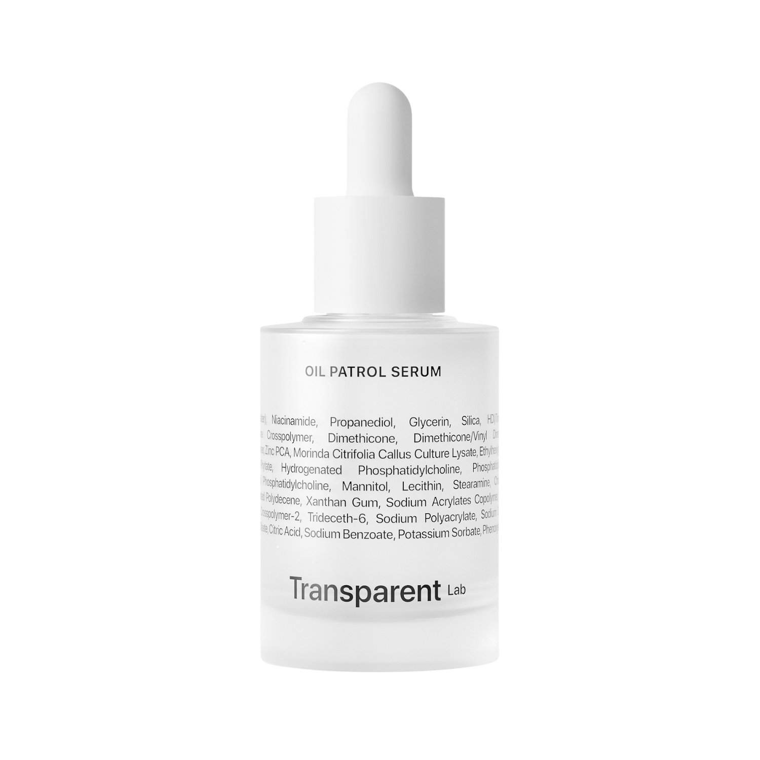 Transparent Lab Oil Patrol Oil Patrol Matrol Mattifying Serum 30ml