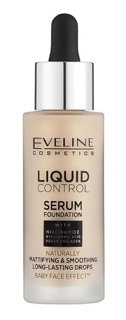Fondul de ten Eveline Liquid Control 015 Light Vanilla