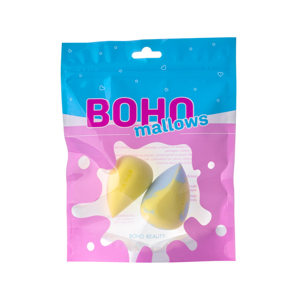 Boho Beauty Bohomallows Makeup Sponges Set Lemon Sugar + Lemon Cut