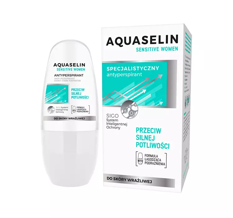 Aquaselin Antiperspirant pentru femei sensibile împotriva transpirației severe 50ml