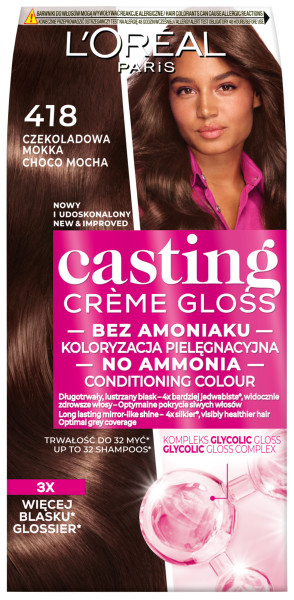 Loreal Casting Casting Creme Gloss Colour 418 Chocolate Mocha