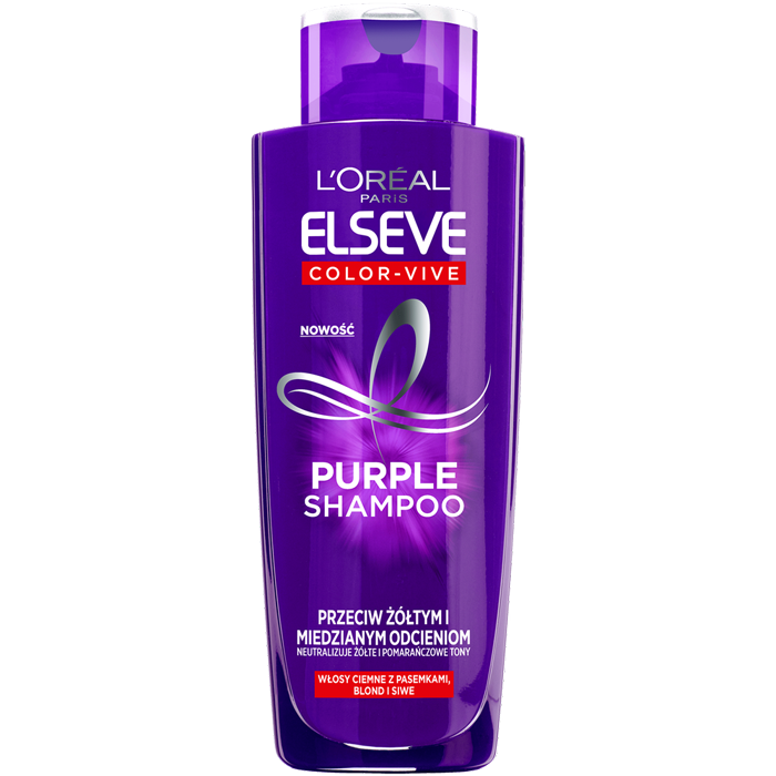 Loreal Elseve Color-Vive Șampon violet împotriva nuanțelor galbene și de cupru 200ml