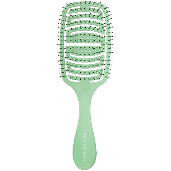 Olivia Garden perie de degete perie de păr Pride Green