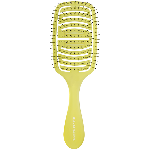 Olivia Garden perie de degete perie de păr Pride Yellow