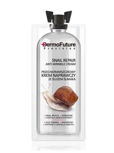 DermoFuture Cremă reparatoare antirid cu mucus de melc 12ml