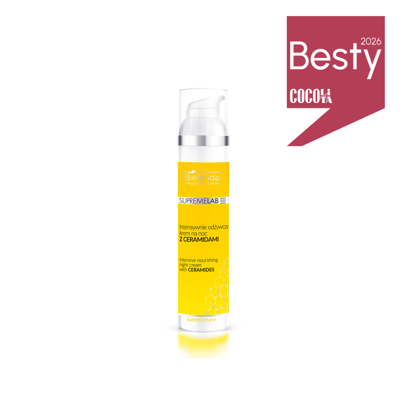 Bielenda Professional SupremeLAB SupremeLAB Barrier Renew Cremă de noapte hrănitoare cu ceramide Capacitate mare 100ml