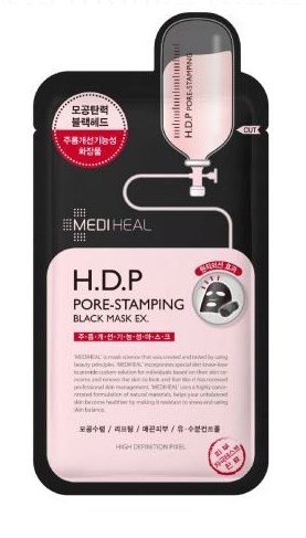 Mediheal Black Pore Cleansing Sheet Mask (Mască de curățare a porilor negri)