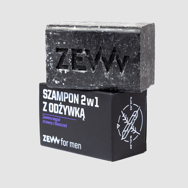 ZEW for Men Șampon și balsam 2 în 1 în bară 85ml