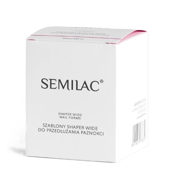 Semilac Shaper Wide Extensii de unghii Șabloane 100pcs