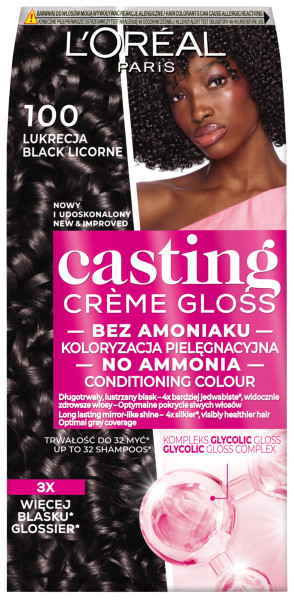 Loreal Casting Casting Creme Gloss Colour 100 Liquorice