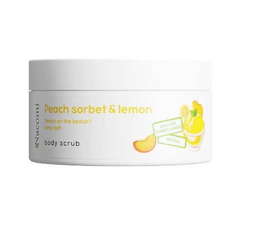 Nacomi Sorbet de piersici cu coajă de lămâie 100ml
