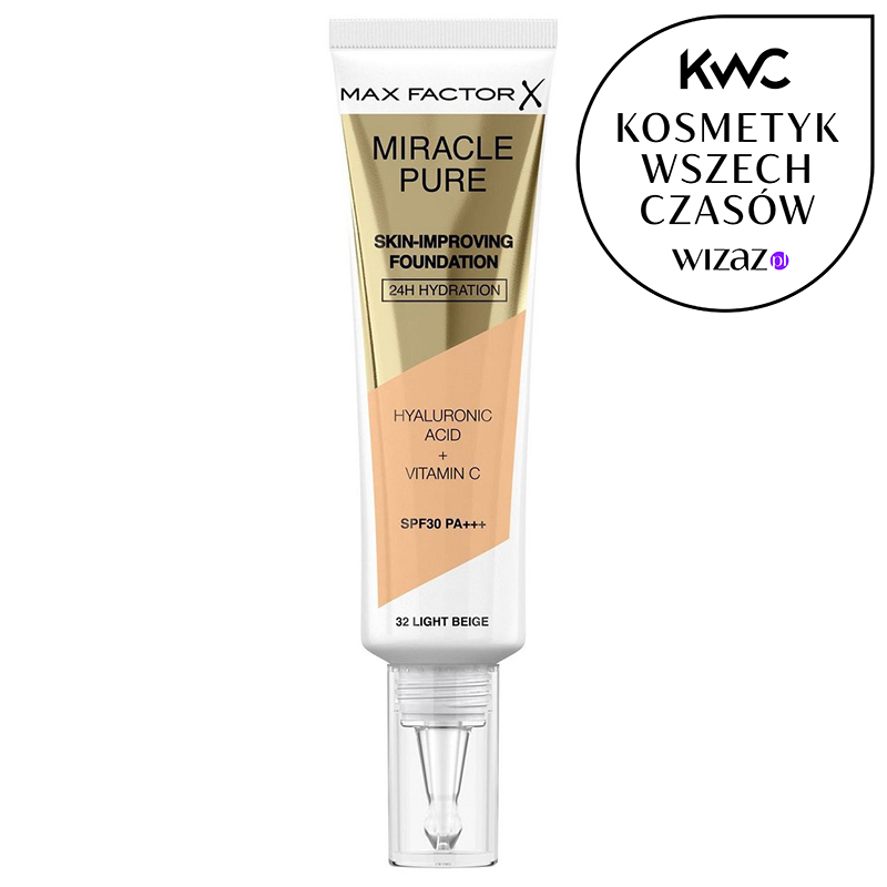 Max Factor Miracle Pure Foundation 32 Light Beige 30ml