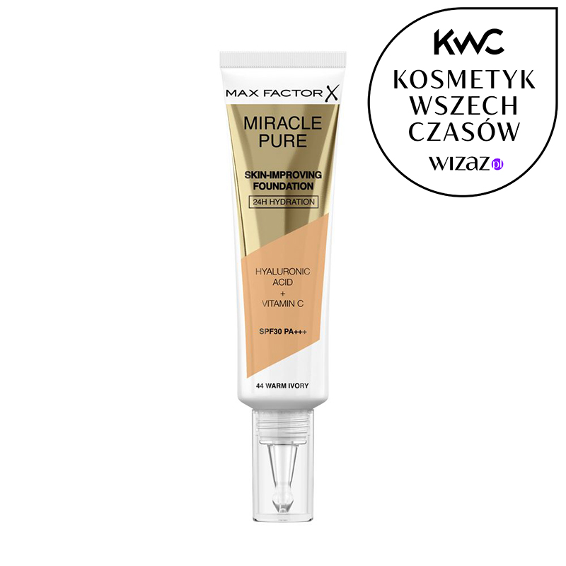Max Factor Miracle Pure Foundation 44 Warm Ivory 30ml