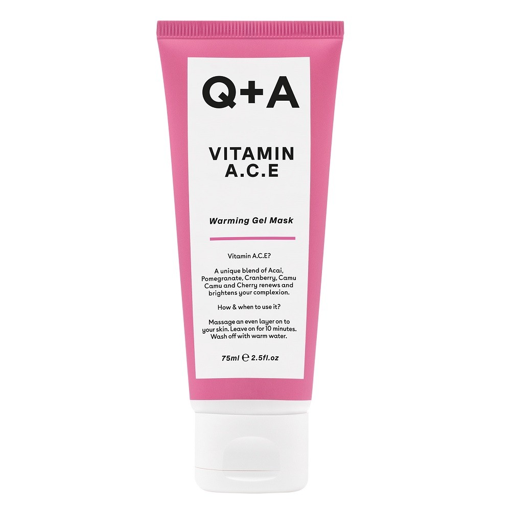 Q+A Vitamin A.C.E Facial Gel Mask 75ml