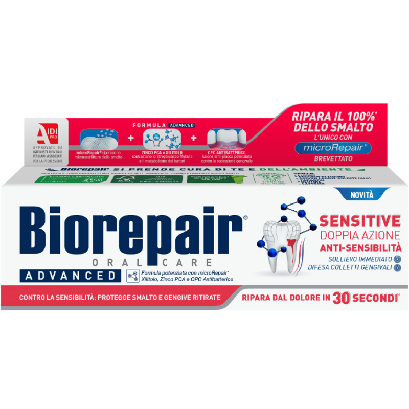 Biorepair Sensitive Toothpaste Advanced 75ml